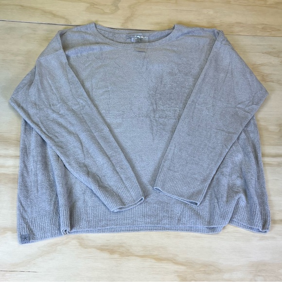 Barefoot Dreams Easy Long Sleeve and Jogger Set Whisper Gray Size 2X - Picture 9 of 14